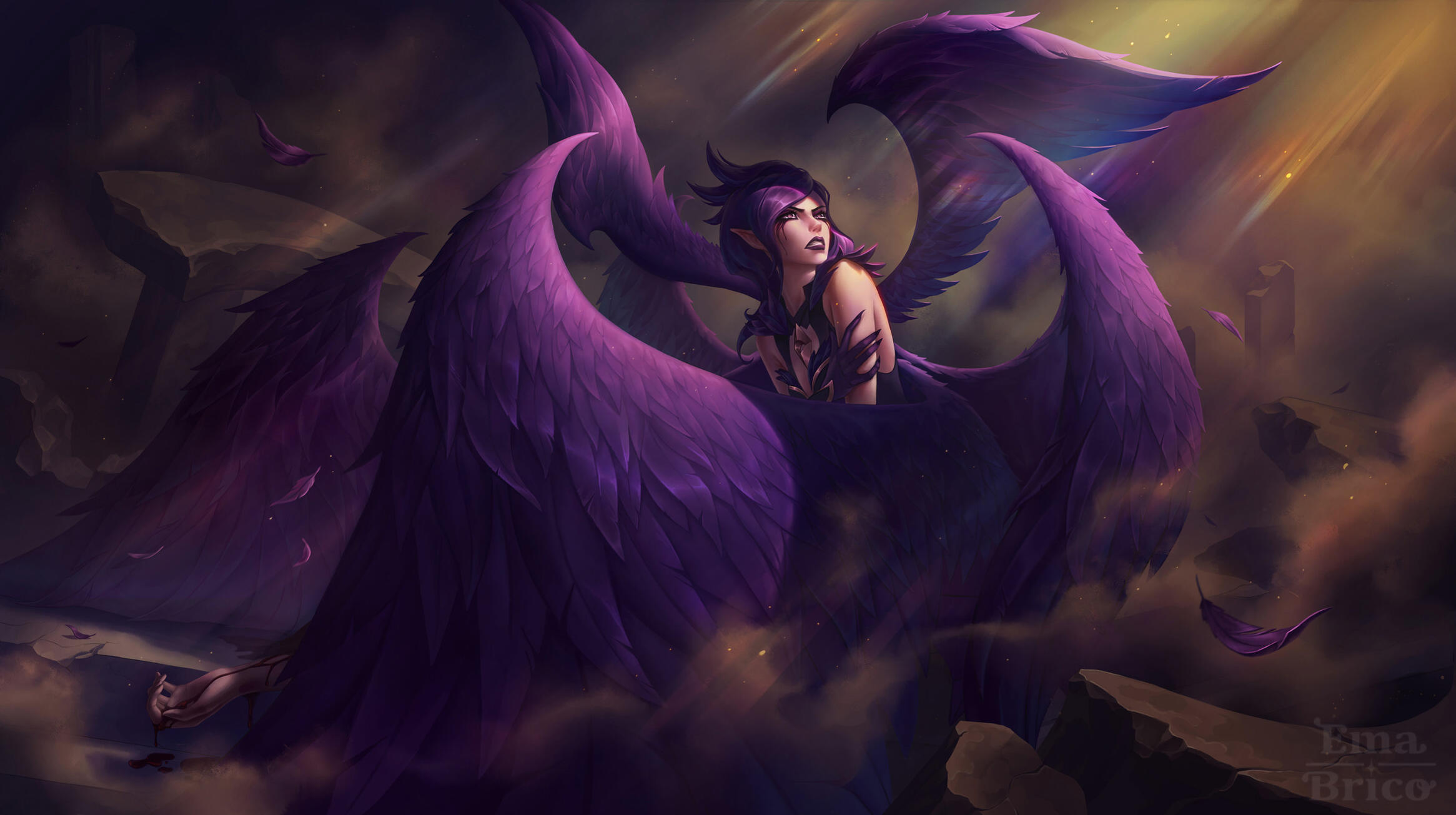 Morgana's story illustration - League of Legends Fan Art