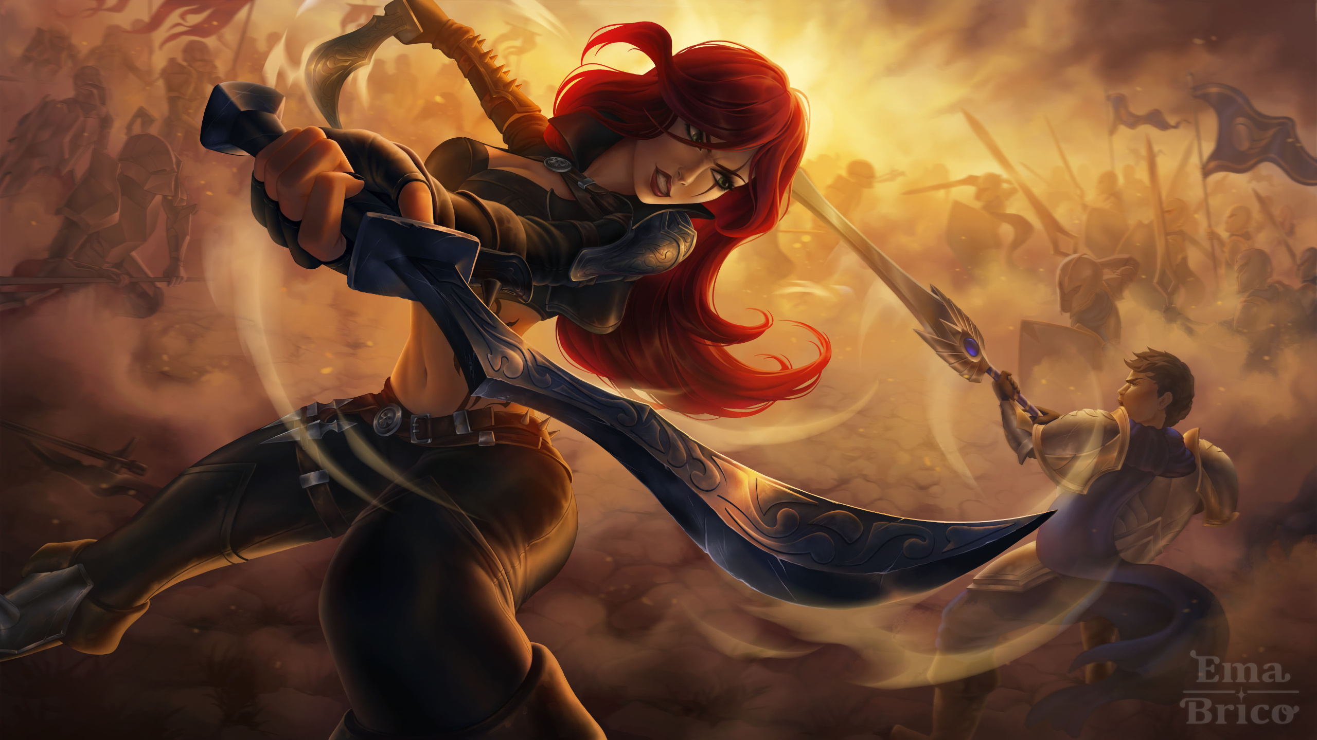 Katarina and Garen - League of Legends Fan Art